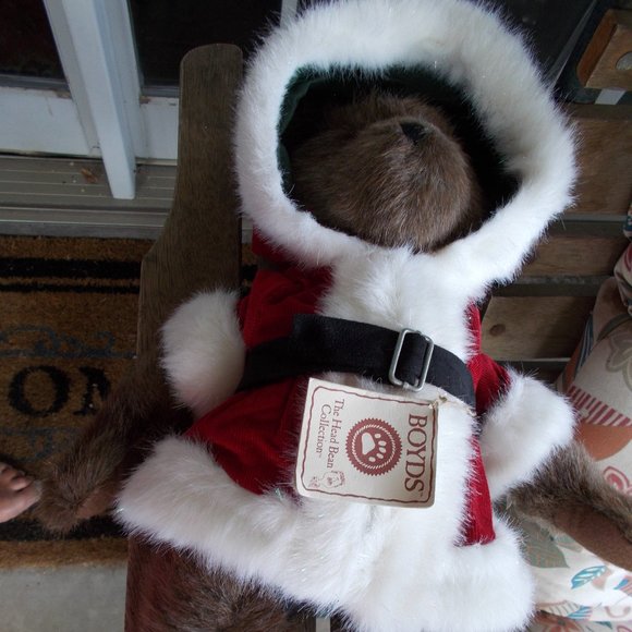 Vintage Santa Boyds Bear The Head Bean Collection, Good Condition! - Picture 3 of 7